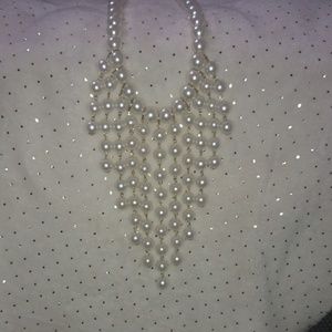 9 Layered Cream Pearl Necklace